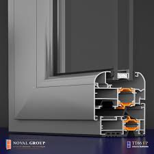 sezione di un infisso a taglio termico