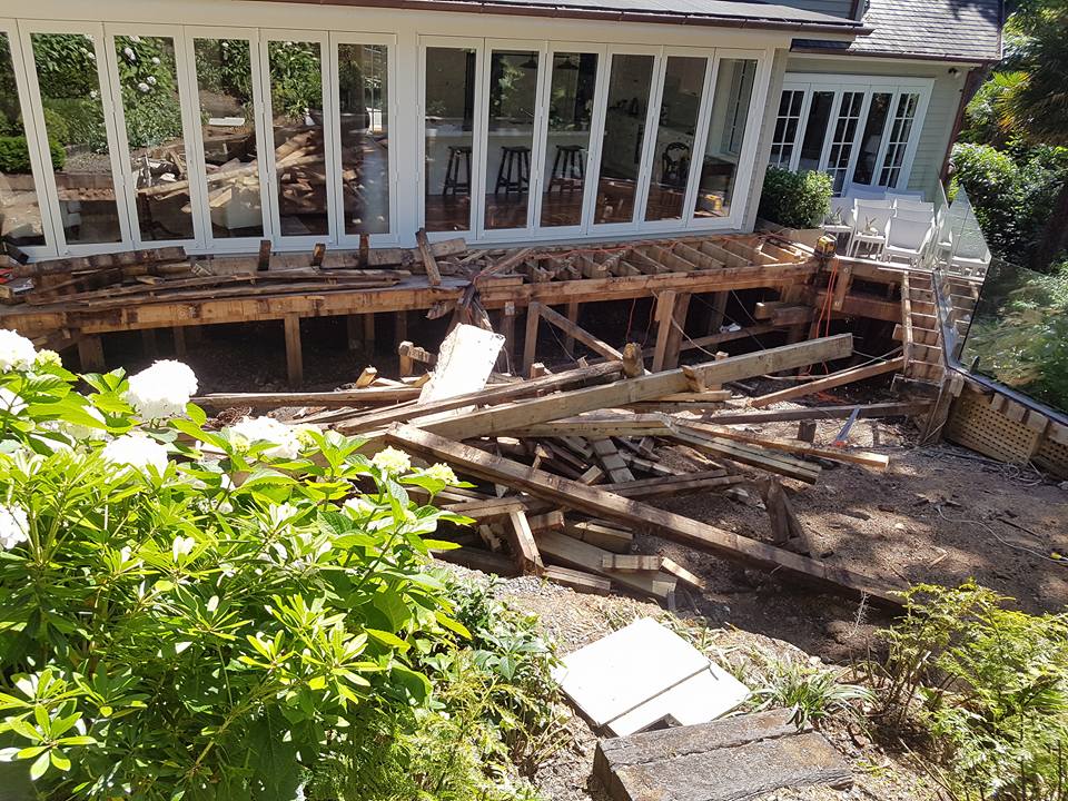deck being built