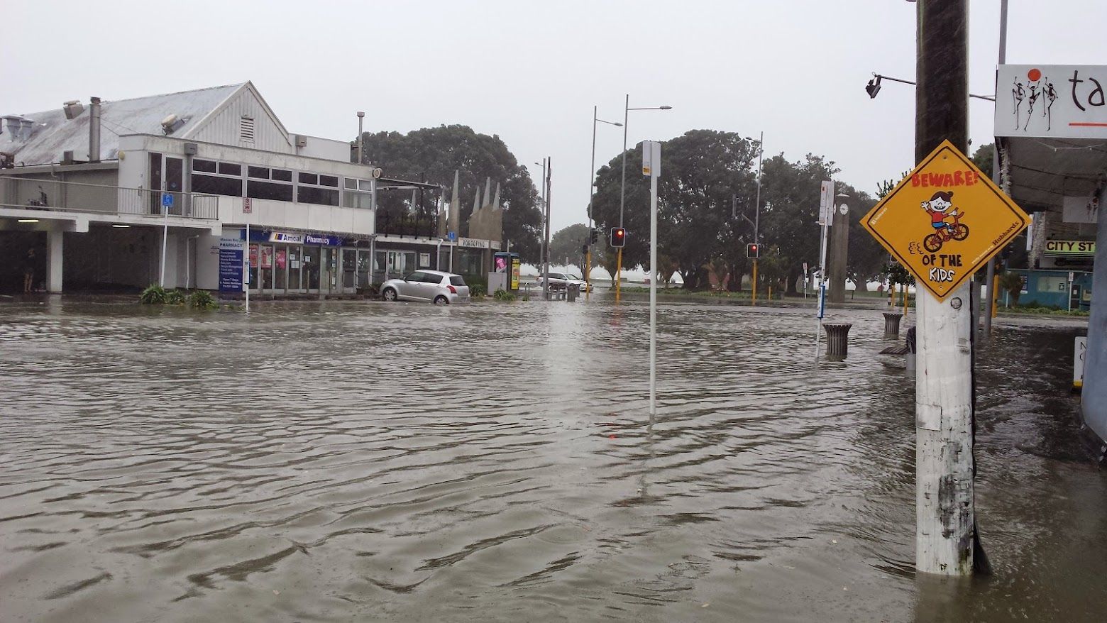 flooded Mission Bay