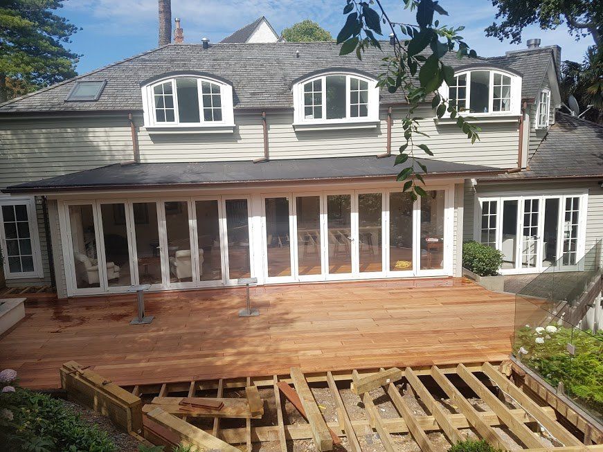 deck being built