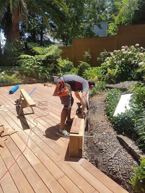 deck being built