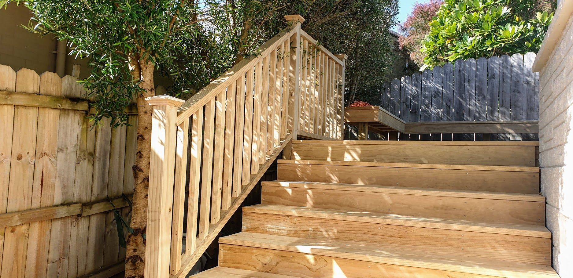 stairs with balustrade