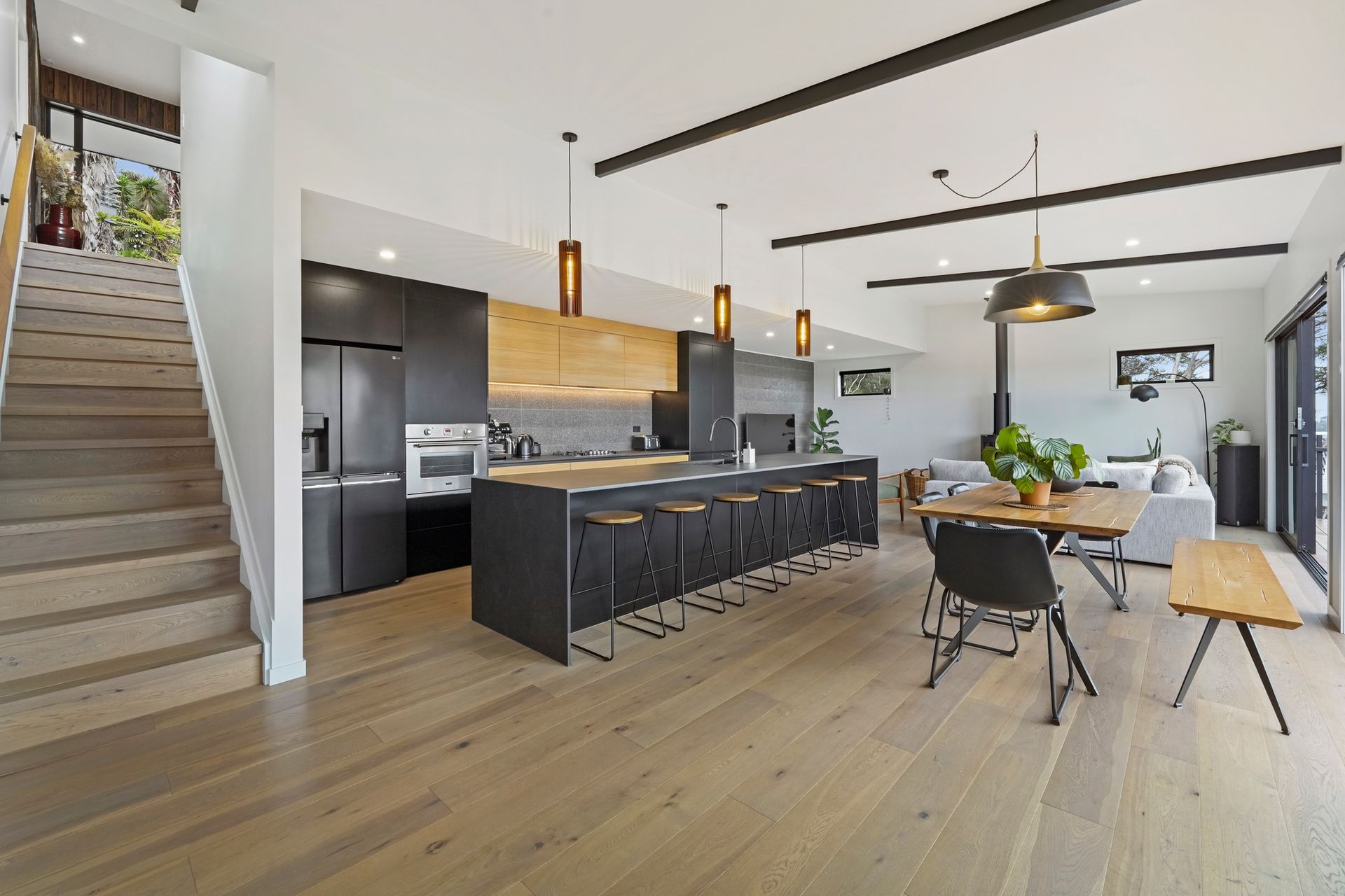 Modern custom home interior built by Aries Builders Auckland