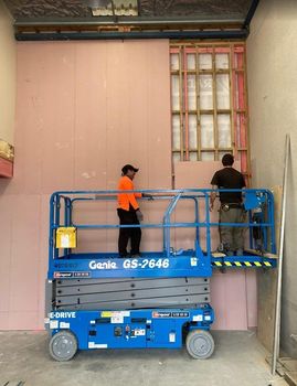 Plasterboard installation
