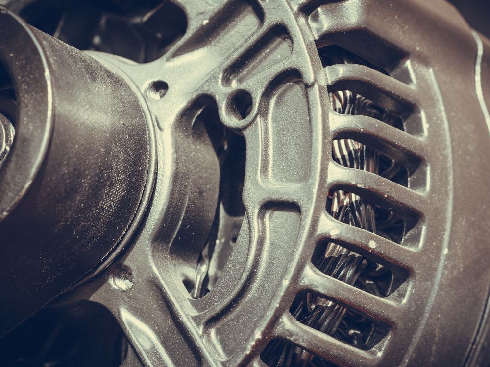 A Close Up of a Car Alternator Showing the Inside of It β Auto Electrical Solutions In Pialba, QLD