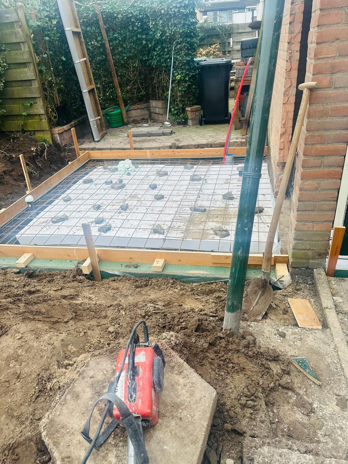 Uitbouw woning realeseren