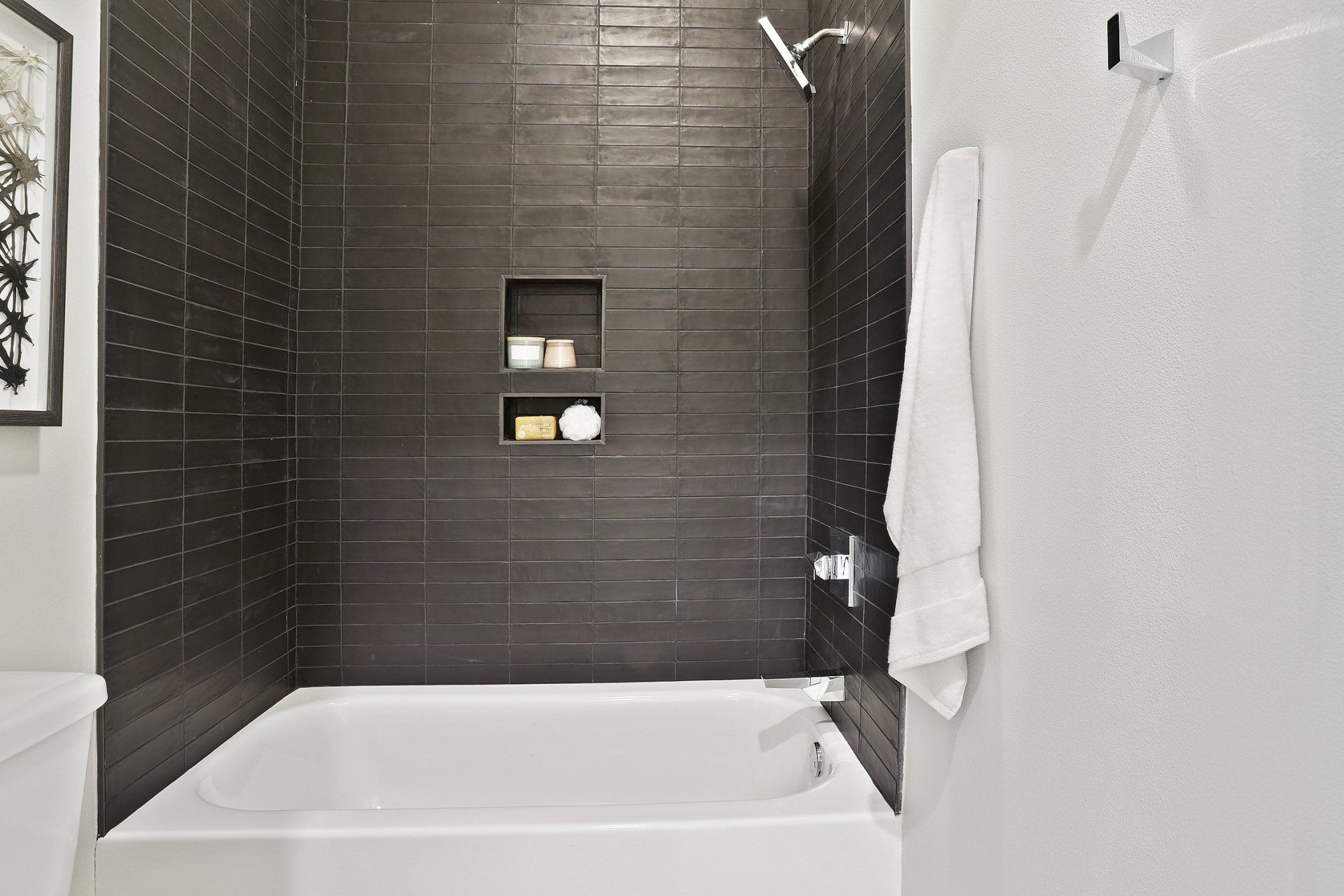 renovated shower by LF builders