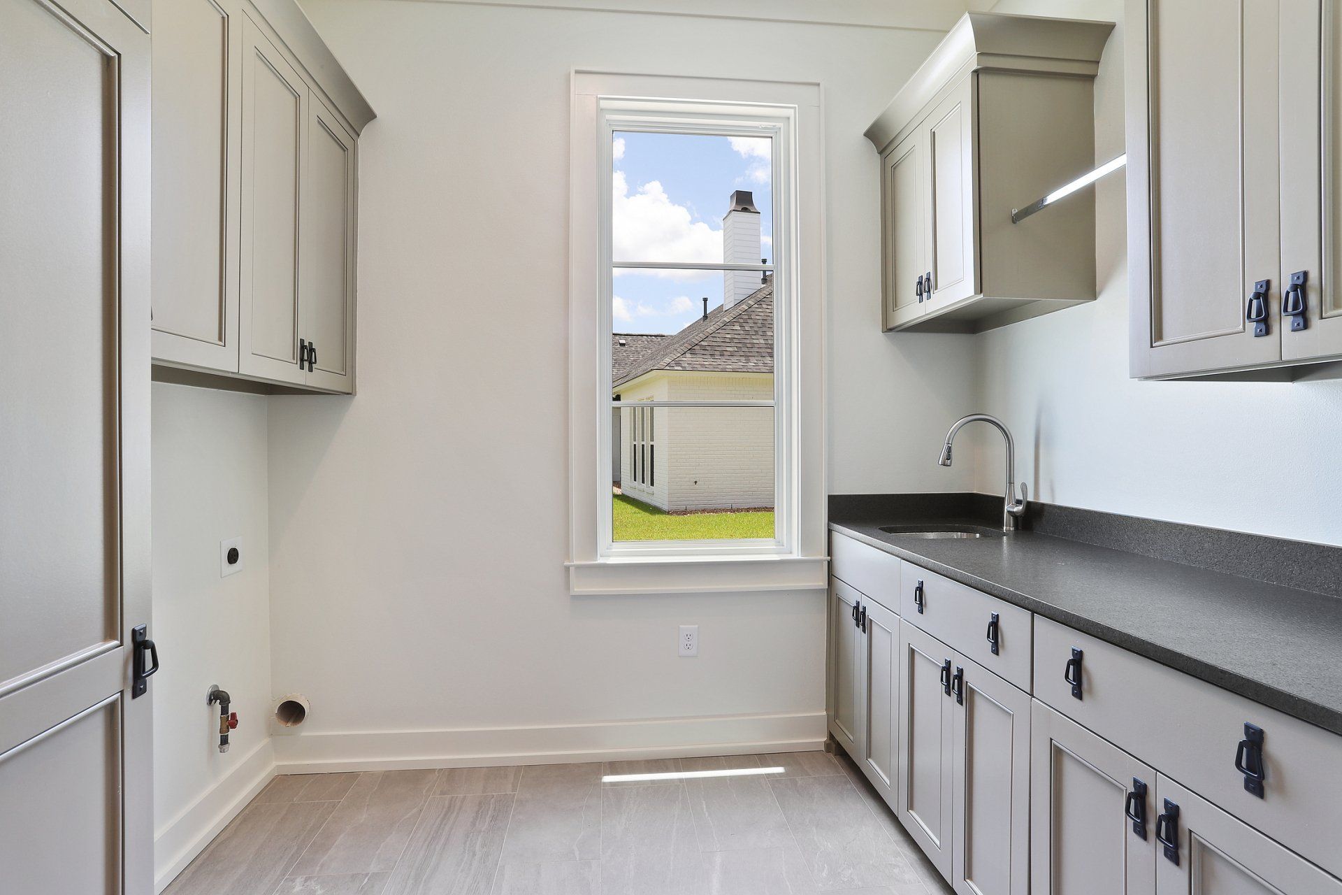 renovated laundry room