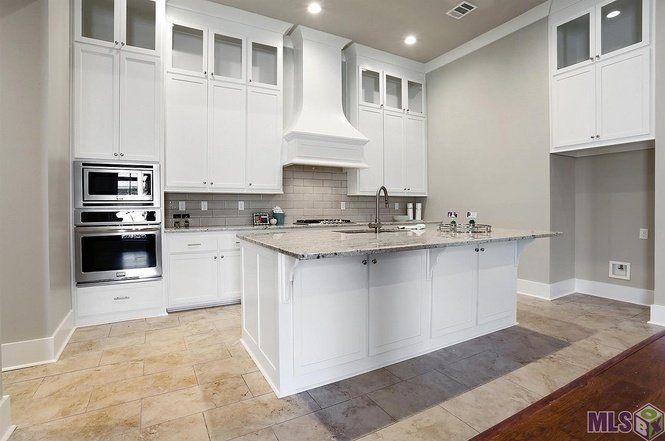 white kitchen remodel in denham springs