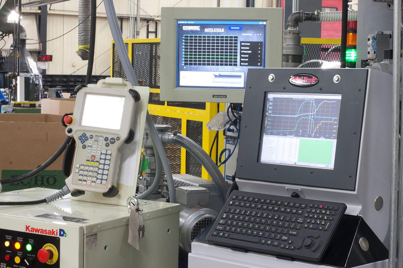 Quality measuring equipment to monitor manufacturing processes of electrical steel laminations in production environment