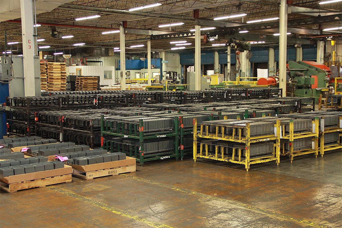 Large inventory of industry standard E I Laminations made with electrical steel
