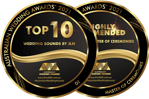 Australian wedding awards 2021 top 10 wedding sounds by jln master of ceremonies