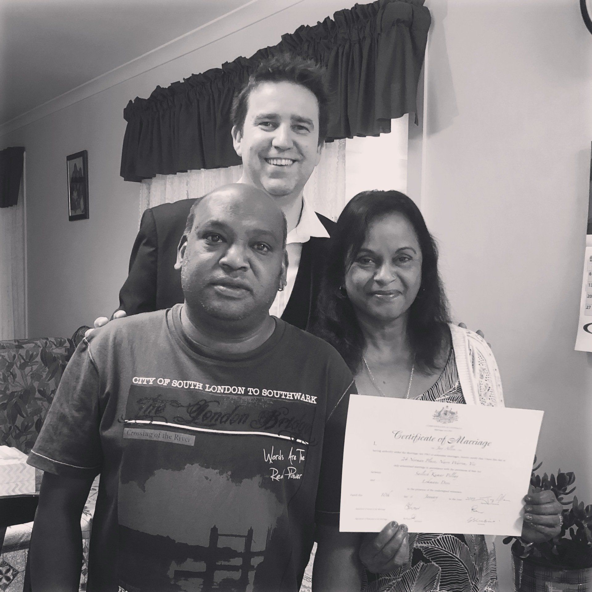 A man wearing a shirt that says ' abercrombie & fitch ' on it