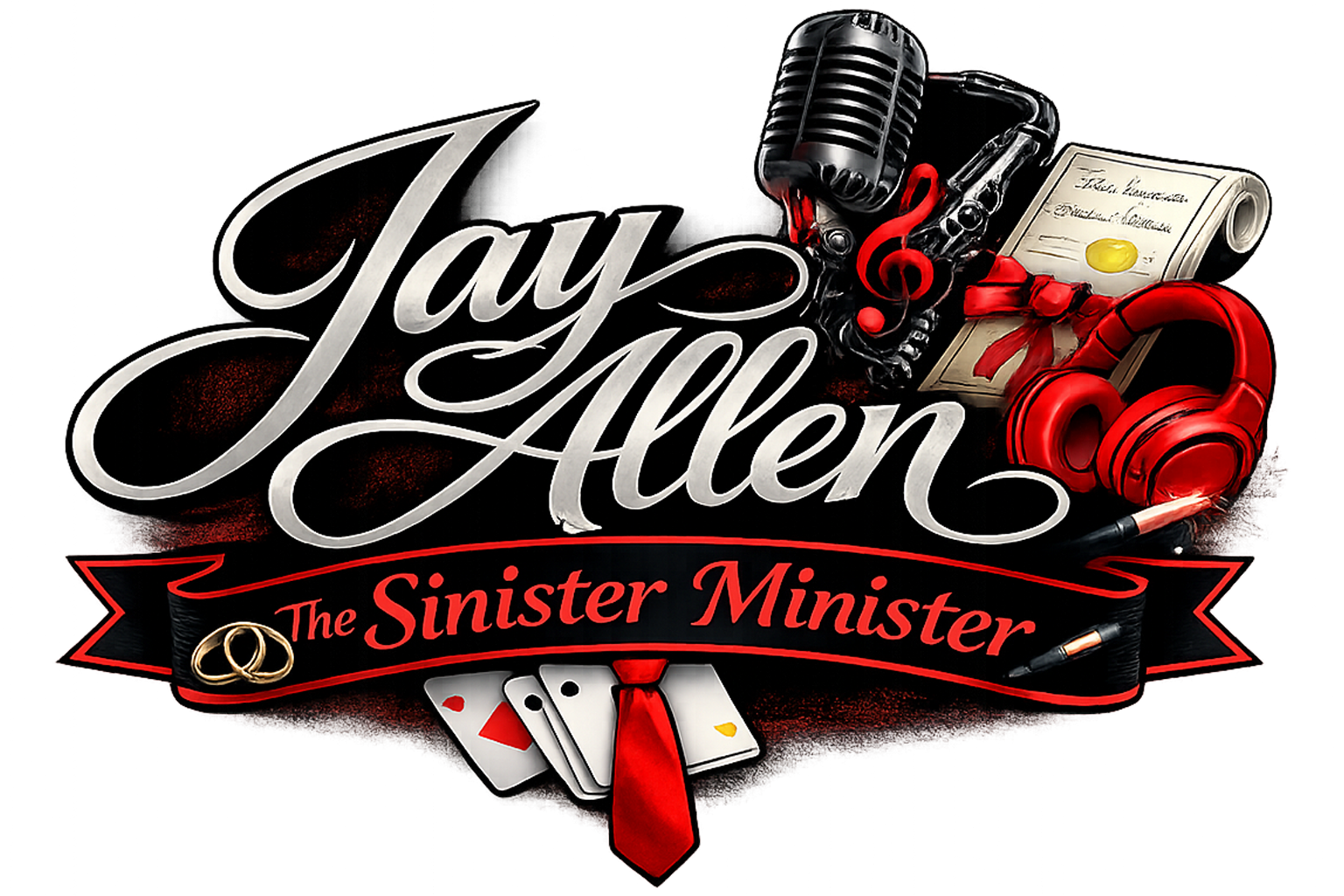 A man in a suit and tie is standing in a circle.