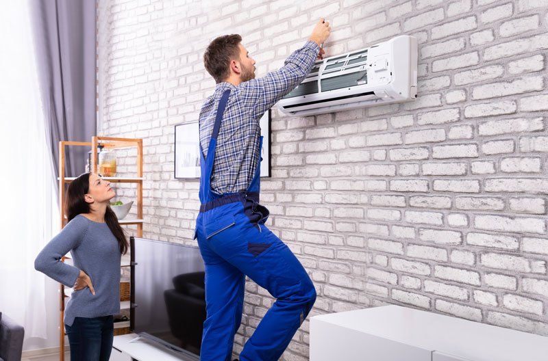 AC Installation with Happy Client
