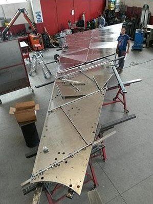 taglio lamiere per autorità portuale