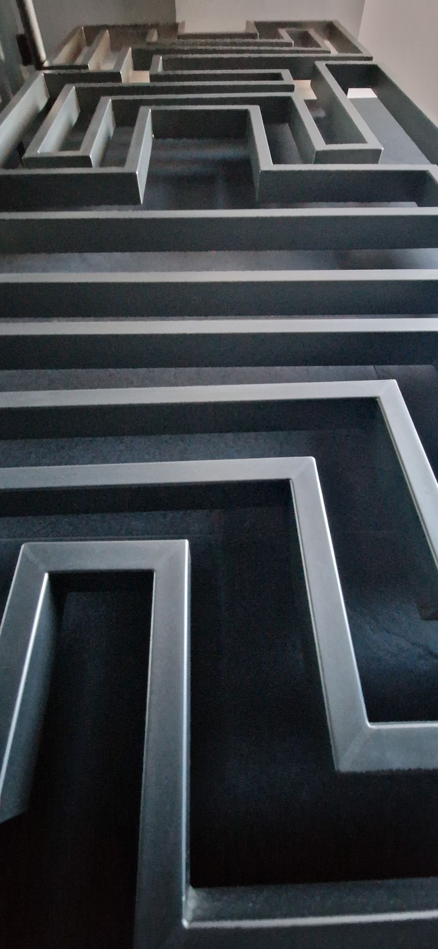 Scalda salviette in acciaio inox con trattamento di sabbiatura a biella