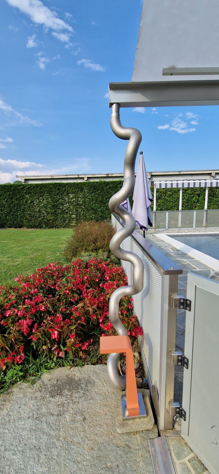 grondaia inox a spirale