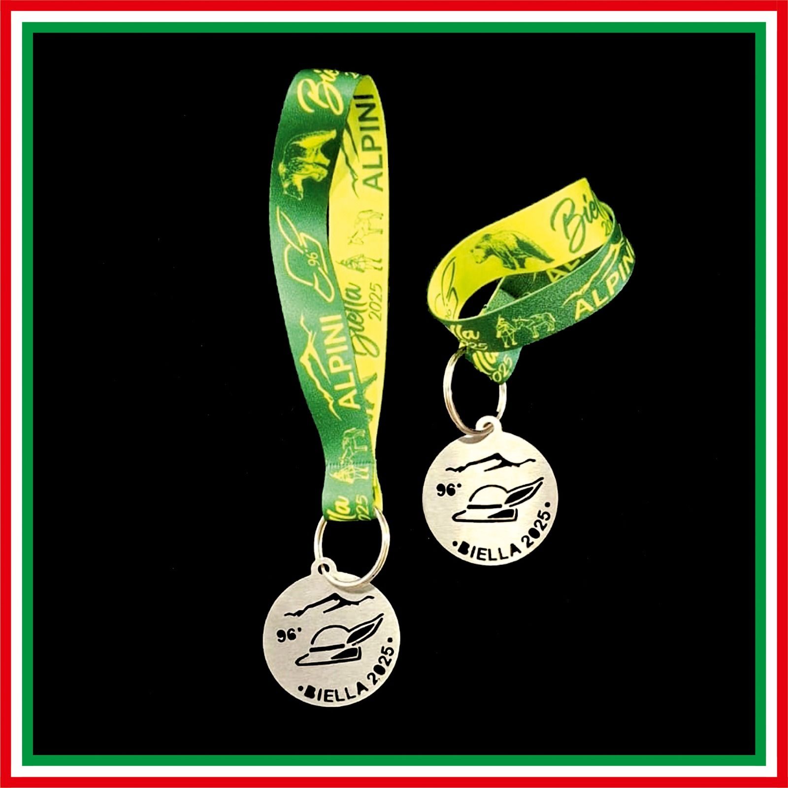 Medaglie realizzate per il gruppo alpinistico di Biella