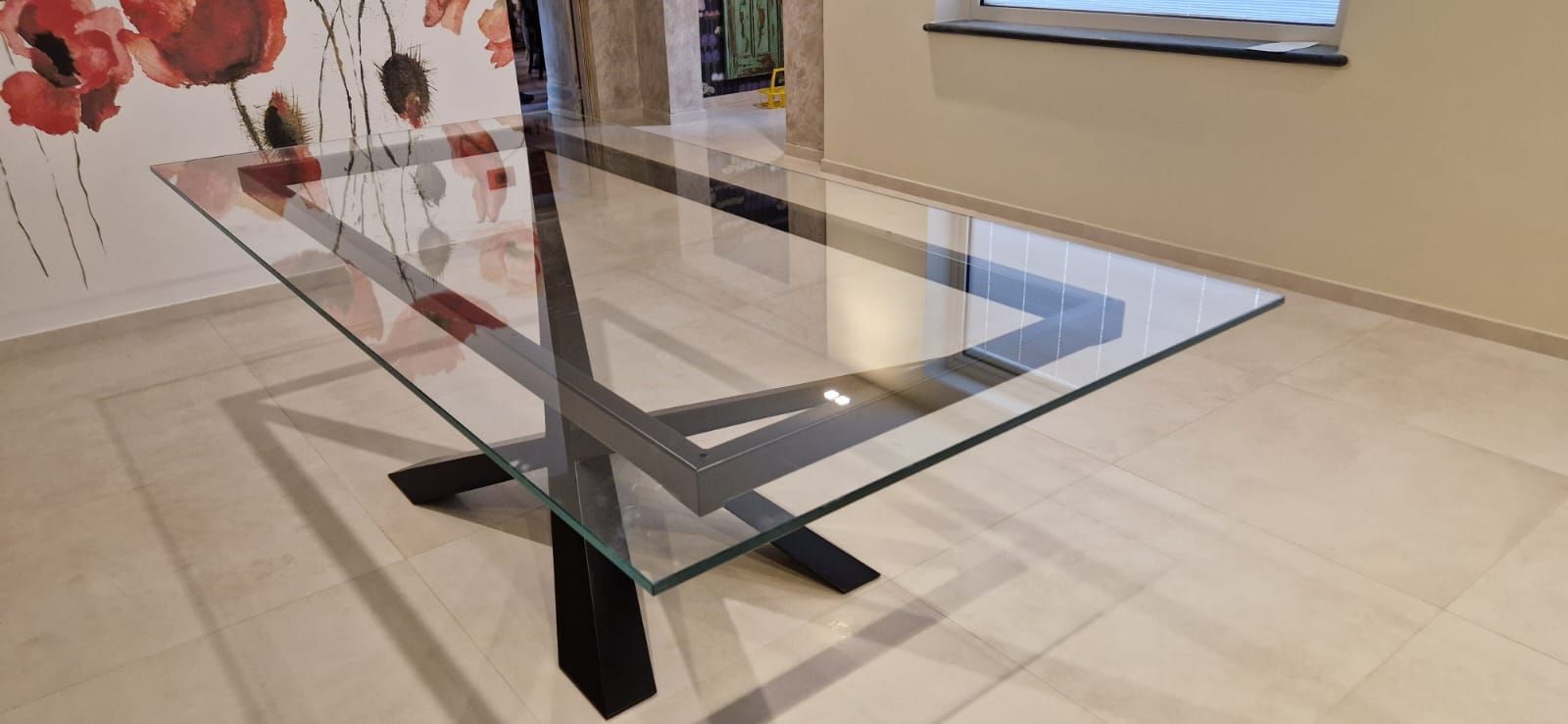 risultato tavolo ferro biella riverniciato