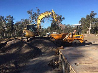 Machinery — Earthmoving Services in Tomerong, NSW