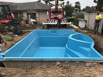 New Pool Installation — Earthmoving Services in Tomerong, NSW