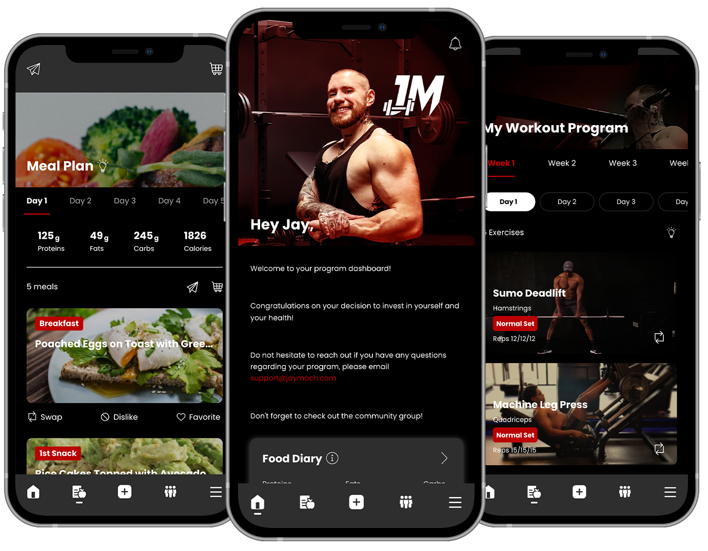 three app images for livnfit