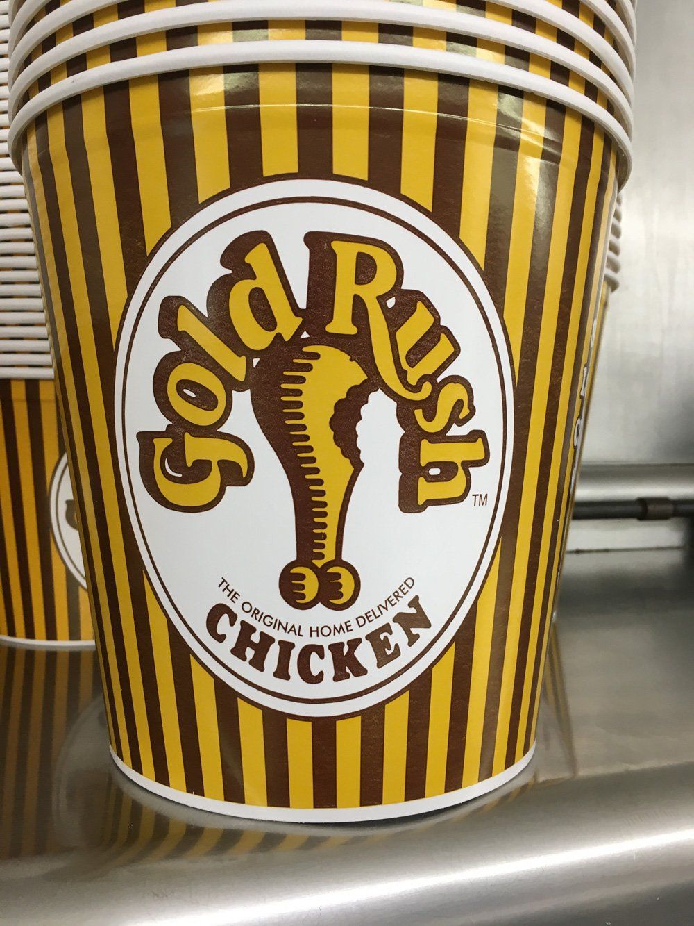 Gold Rush Chicken Logo in a Cup — Milwaukee, WI — Gold Rush Chicken