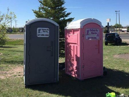 Two Portable Toilet  | Cheyenne, WY | Toilets On The Go, LLC