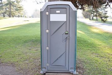 Grey Portable Toilet | Cheyenne, WY | Toilets On The Go, LLC