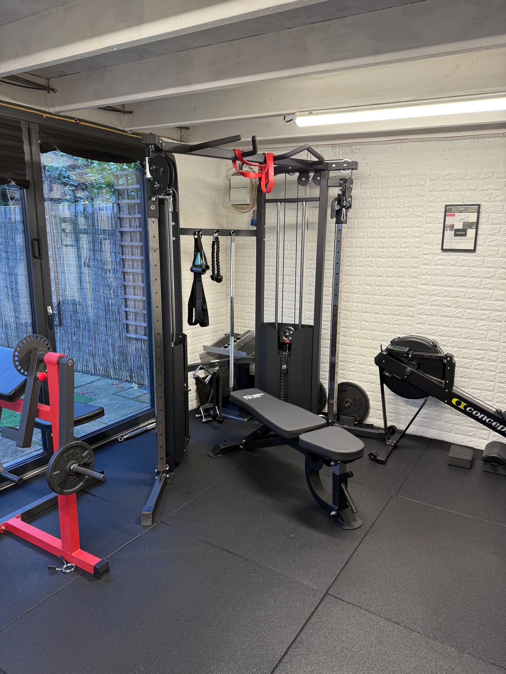 Home gym. Air conditioning. Ben Chibnall. Personal training. Fat loss. body transformations in Marston Moretaine. Fat loss in Woburn. One to one training in Tring, Berkhamsted, Marston Moretaine and Woburn. Top personal training. 