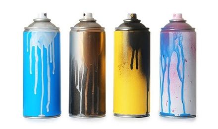 Spray cans — Painting  Services in Cairns, QLD