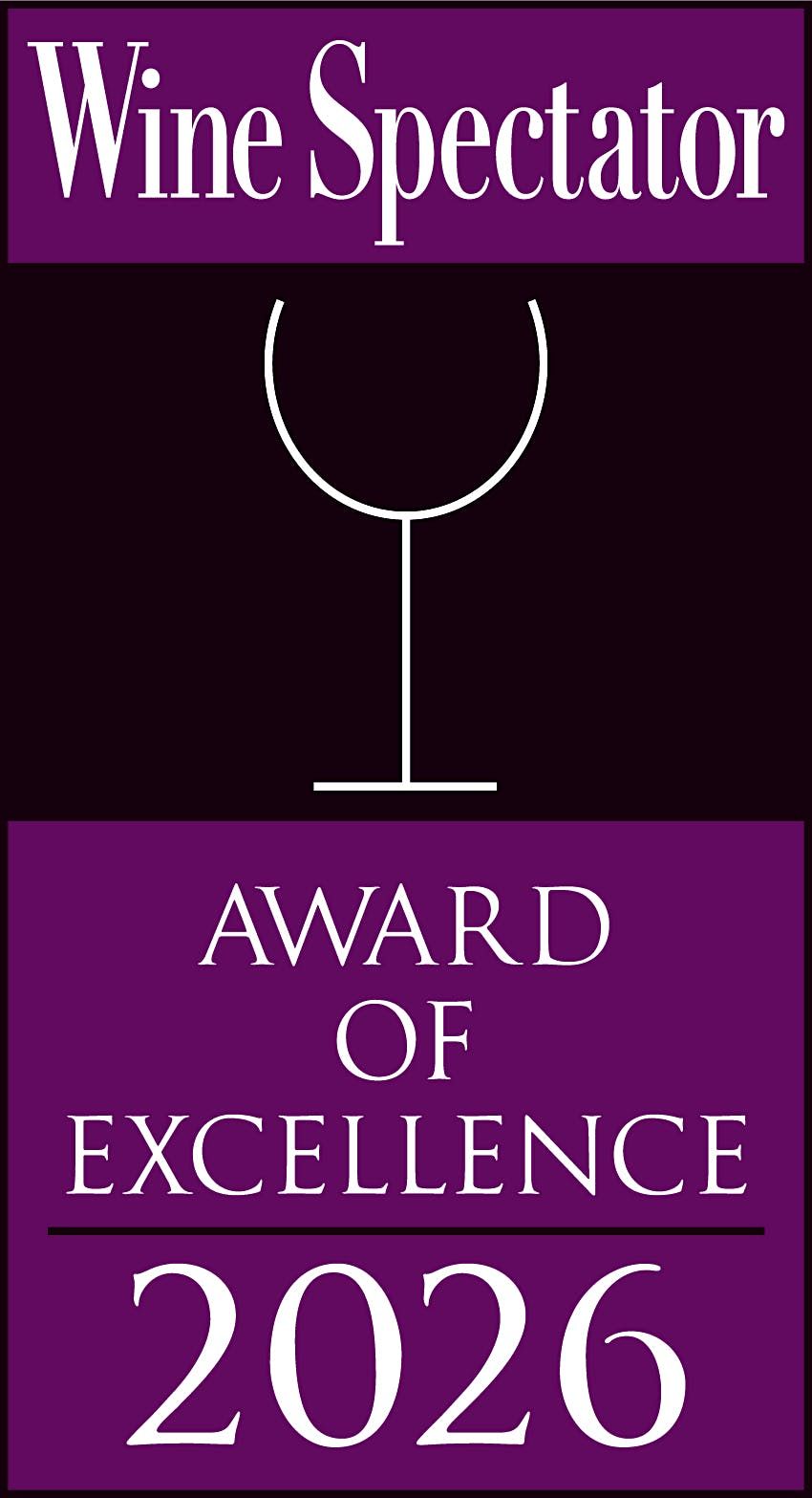 Wine Spectator’s 2026 Award of Excellence for Front Street Grill!