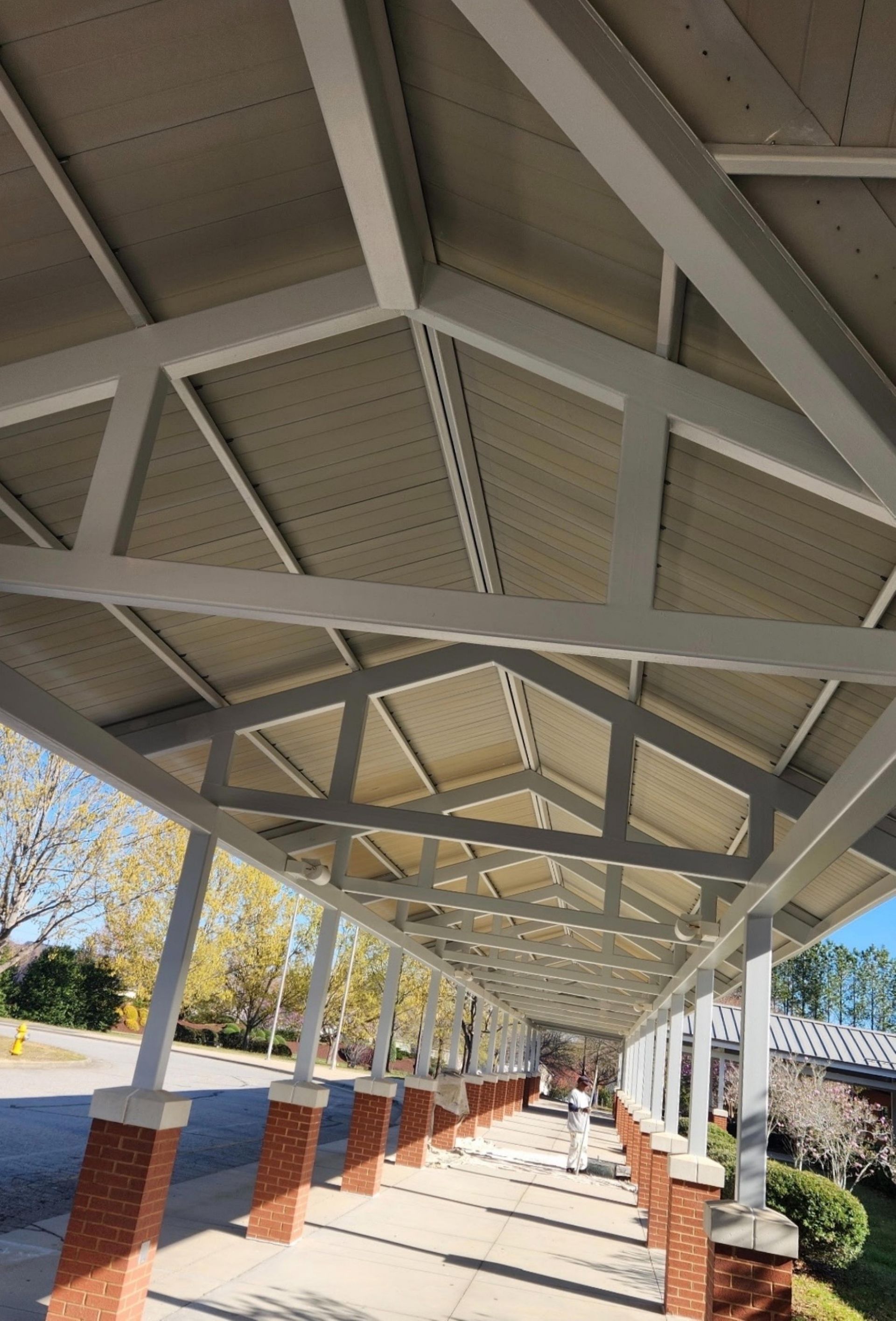 Pressure Washing Beams - After