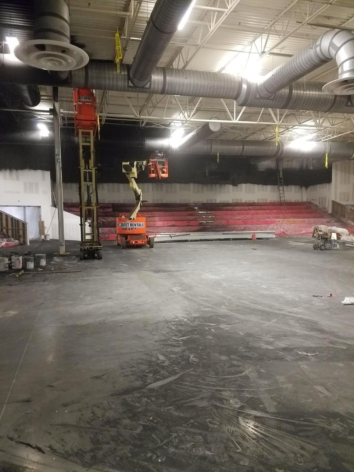 interior warehouse painting