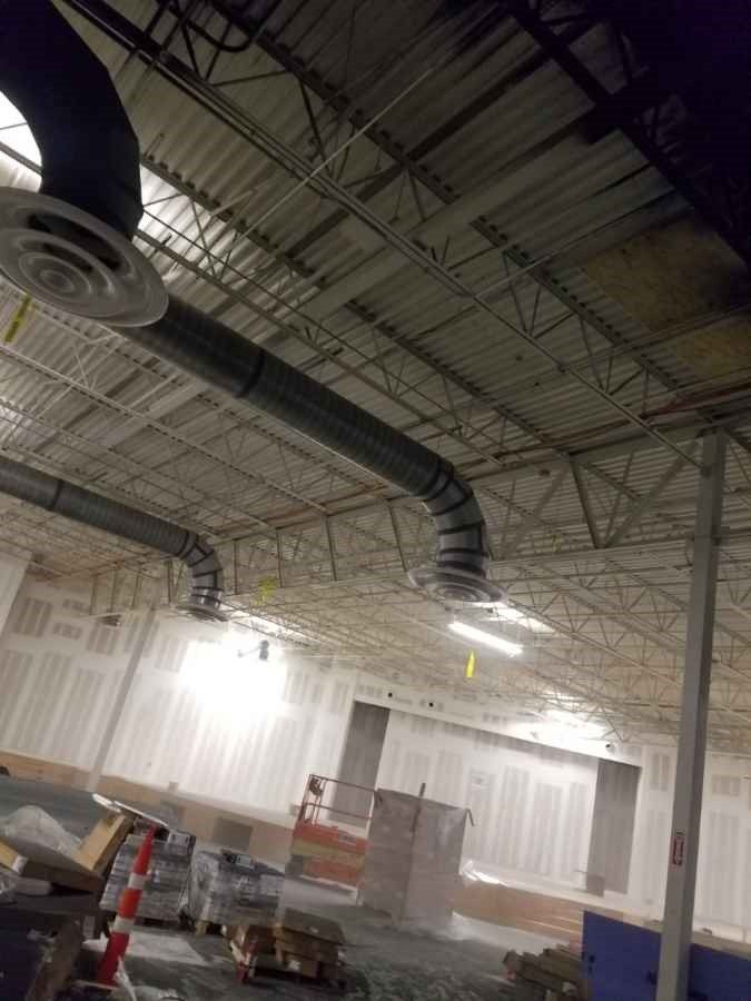 interior warehouse painting