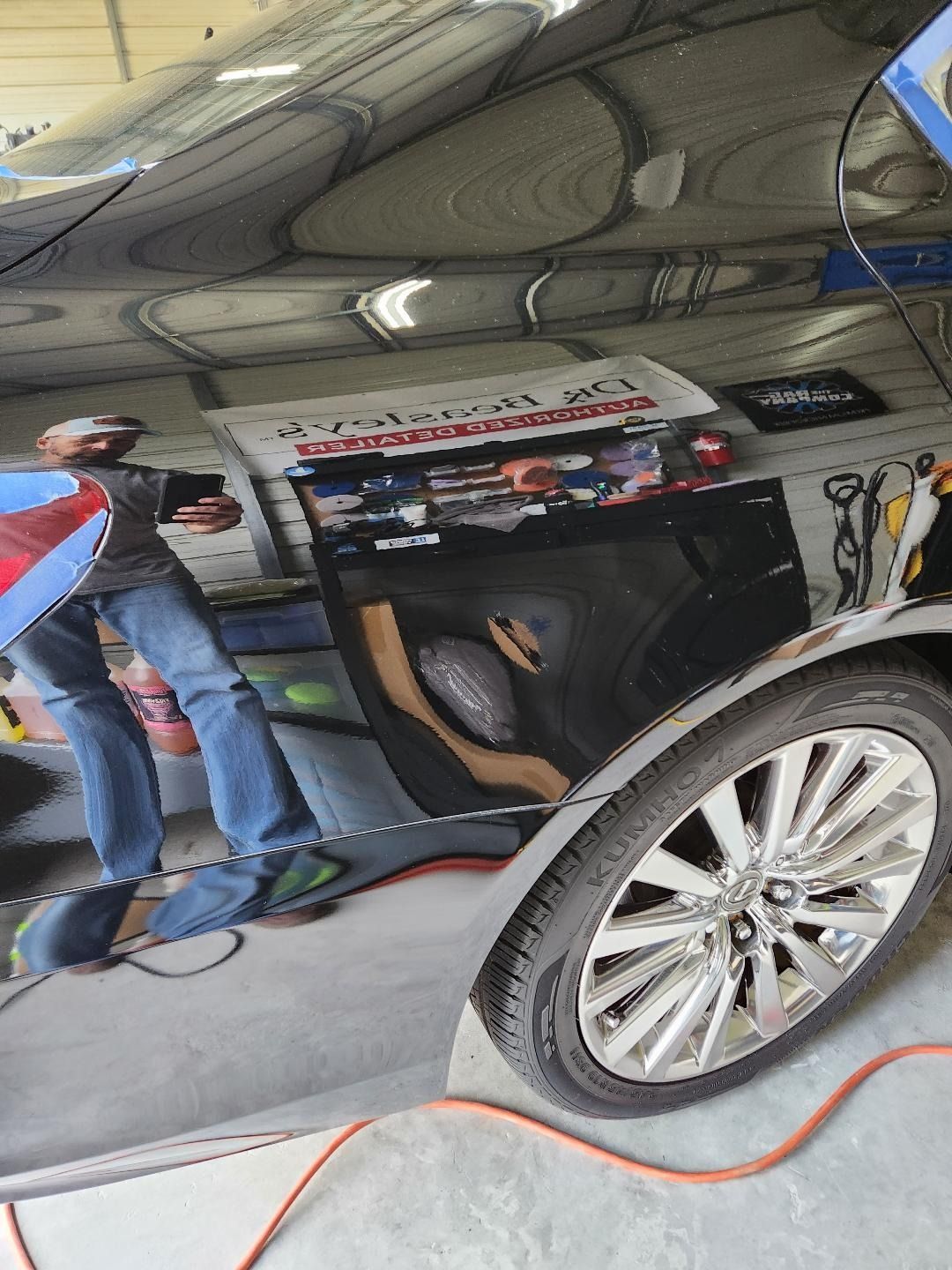A Featured Image of a Polished Side Panel of a Car — Valentine Detailing LLC in Walterboro, SC