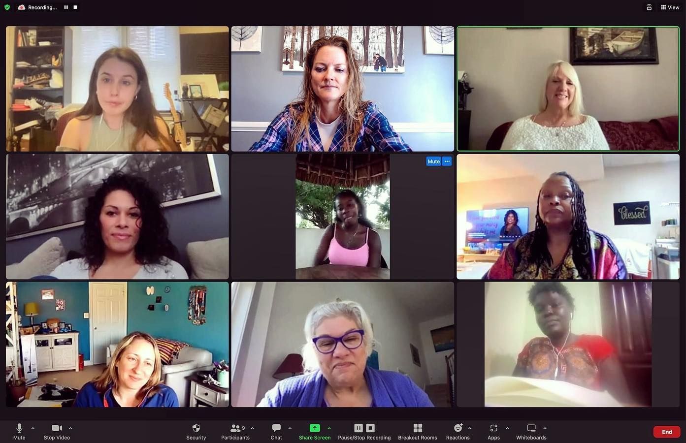 Leaders of Purpose Group Zoom Call