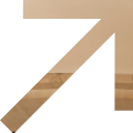Tan arrow pointing up and to the right.