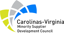 The logo for the carolinas virginia minority supplier development council