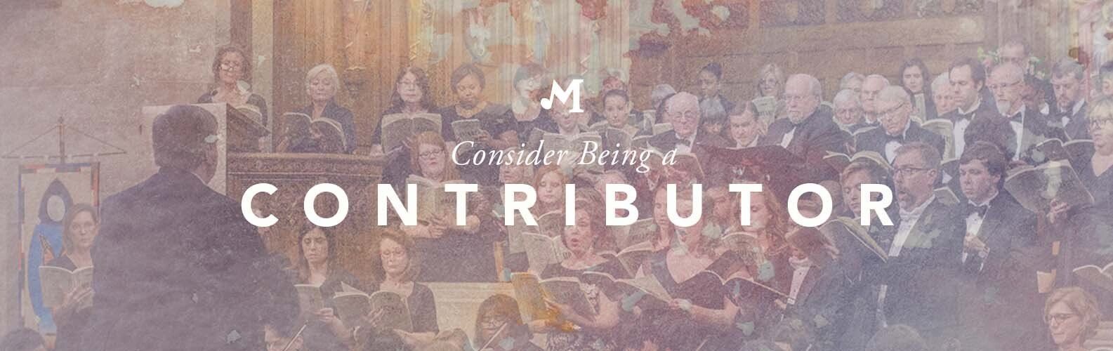Consider Being a Contributor
