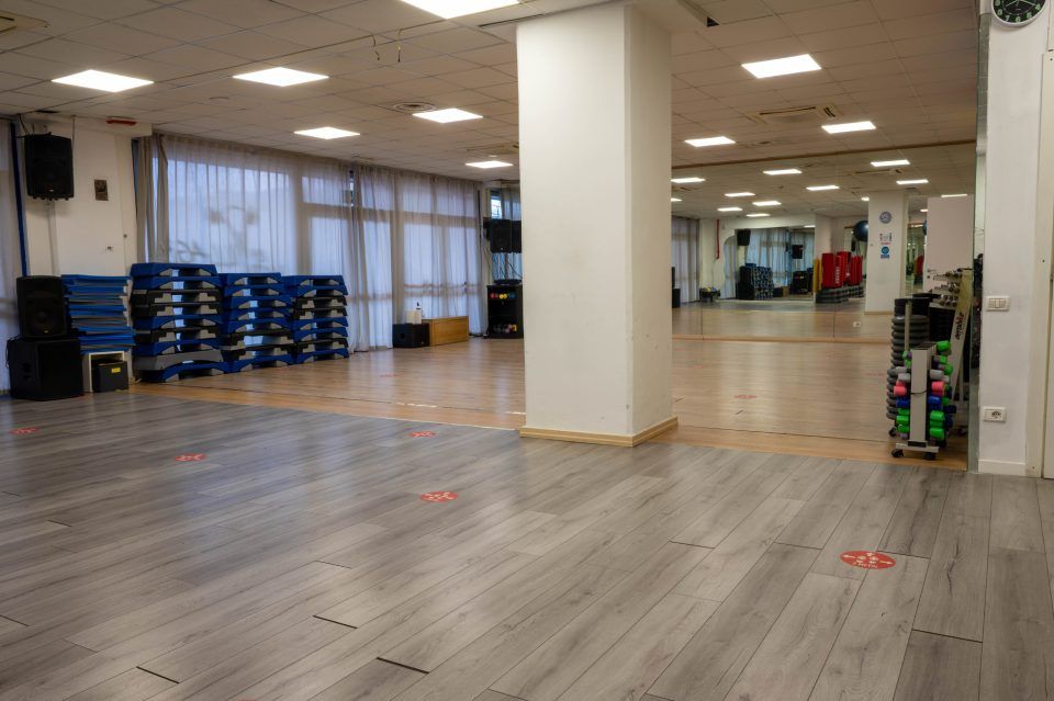 gymnasium for various activities