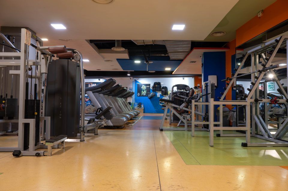 gym with equipment