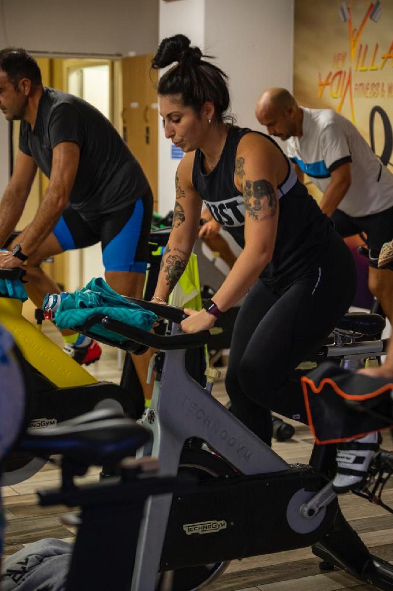 lezione di gruppo group cycling La Spezia