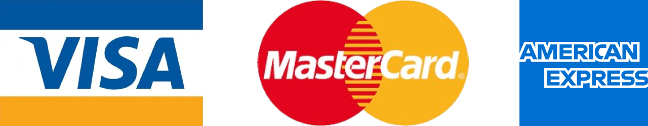 A visa mastercard and an american express logo