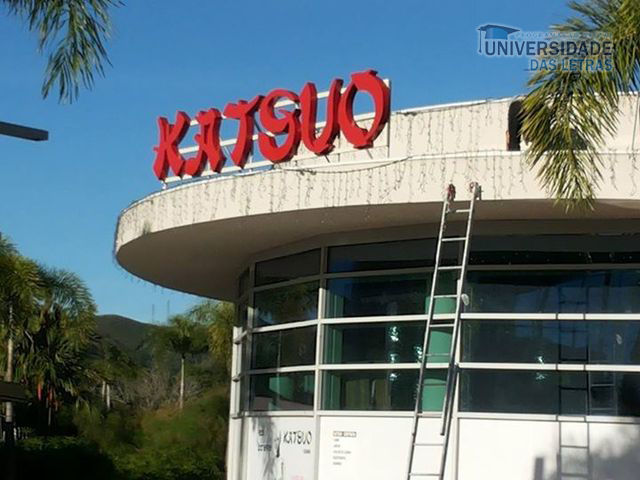 letras chapa Galvanizada pintada no Rio de Janeiro