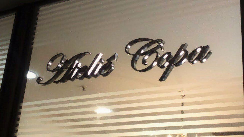 LETRA AÇO INOX POLIDO