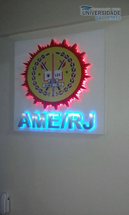 Letras de chapa galvanizada com LEDS Rio de Janeir