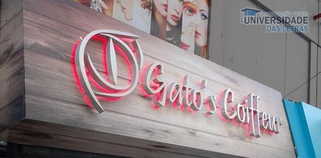 Letras de chapa galvanizada com LEDS Rio de Janeir