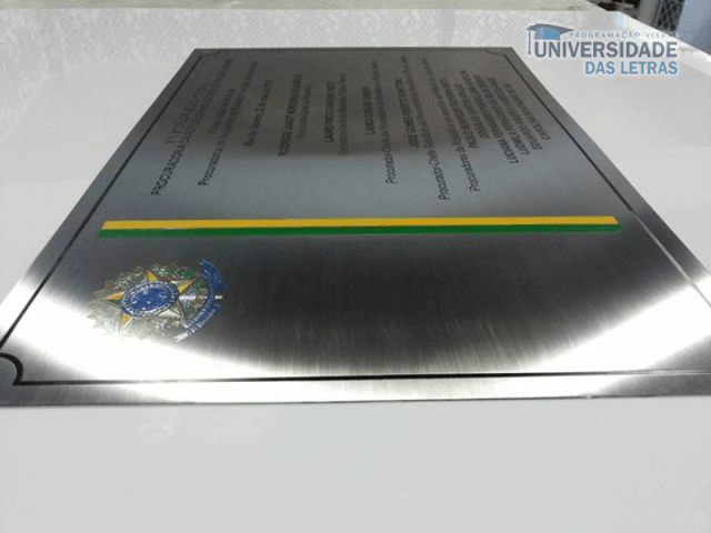 placa  comemorativas em aço rio de janeiro